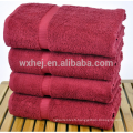 porcelaine en gros 600 grammes 100% coton serviette de bain 4 pièces, cranberry